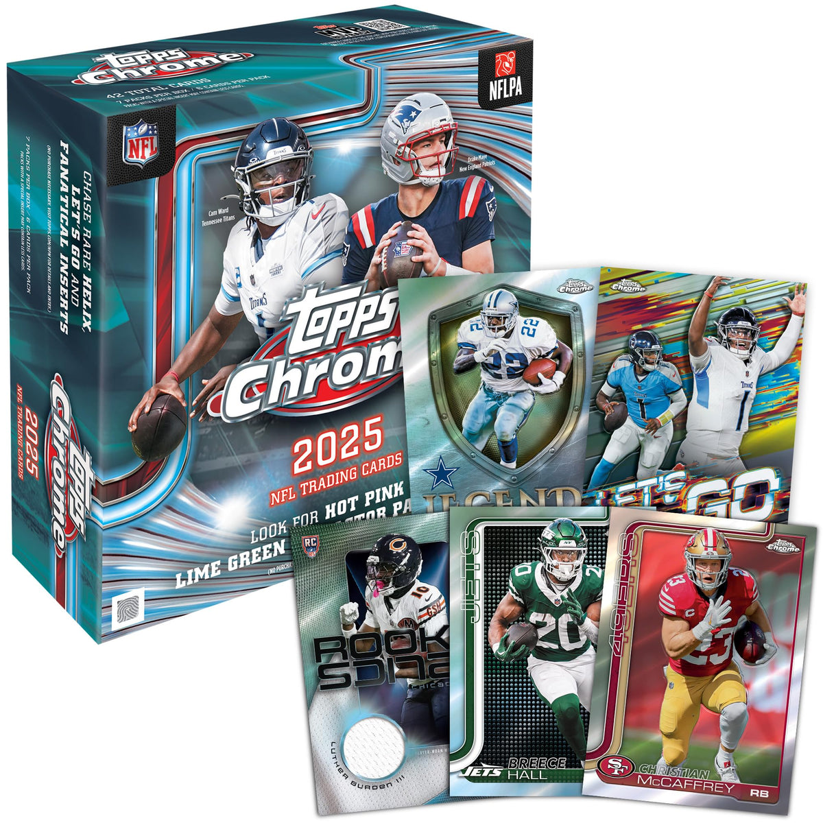 2025 Topps Chrome NFL Football Mega Box W50070