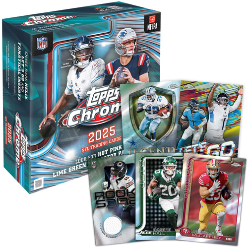 2025 Topps Chrome NFL Football Mega Box W50070