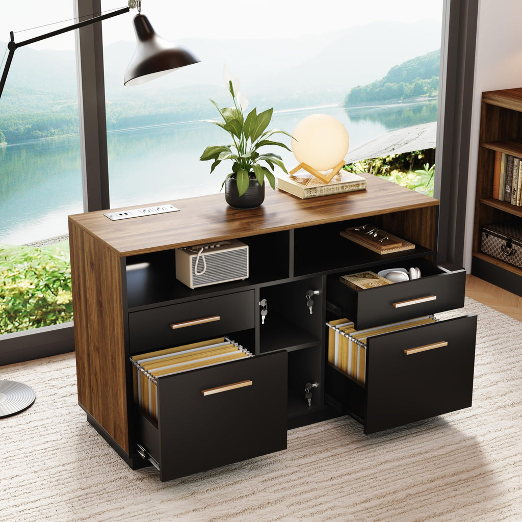 4 Drawer File Cabinet with Lock D3681
