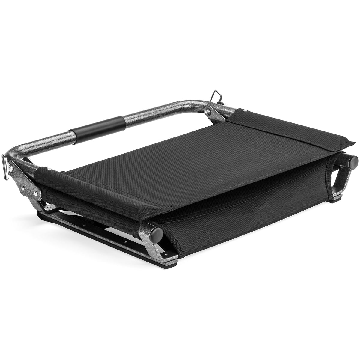 Portable Folding Steel Stadium Seats for Bleachers, Black N42678