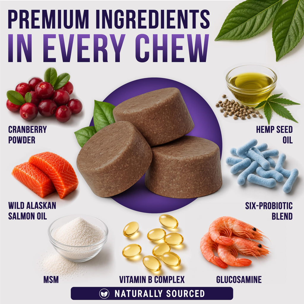 Dog Vitamins and Supplements, 250 Chews T8735